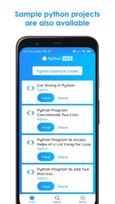 Python IDE Mobile Editor android App screenshot 1